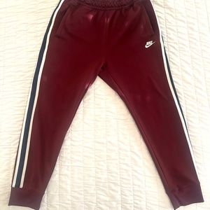 Nike Maroon Men's Sweatpants Size Large